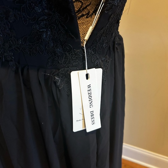 Mother of The Bride Dresses for Wedding A Line Lace Wedding Guest Dress size 10 - Picture 7 of 9